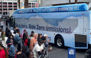 The RTC Hydrogen Bus at the Martin Luther King Jr. parade